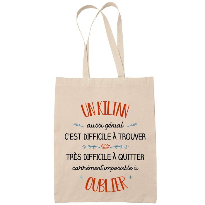 Tote bag - PLANETEE - Un Khalid Aussi Génial - Coton Fairtrade - Beige - Imprimé en France