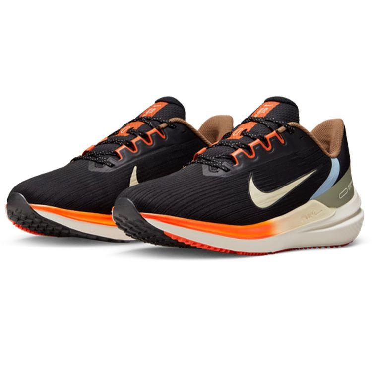 Nike Air Winflo 9 Черные мужские кроссовки Coconut Milk Safety DX6040-071