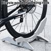 Bike Parking Rack Tool-free Installation Floor Type Wooden Parking Stand Multi-slot Adjustable Indoor Garage Bicycle Display Stand for MTB Road Bike