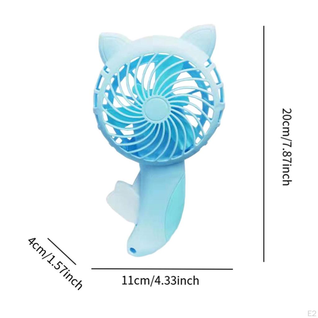 Мини Ручной Пресс Вентилятор Милая Игрушка Мультяшный Ручной Дорожный