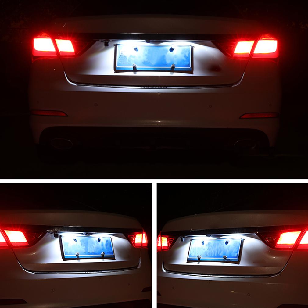 2 шт. Canbus светодиодный номерной знак лампы для Peugeot 106 1007 207 307 406 407 508 для Citroen C2 C3 C5 C6 C8 авто лампа