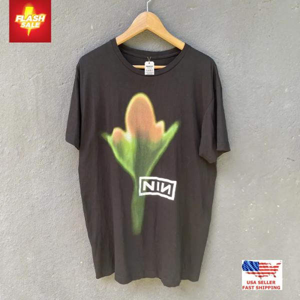 New Apparel Nine Inch Nails The Fragile Album T-Shirt, NIN Band Tee, Industrial Unisex T-Shirt