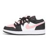 Air Jordan 1 Нескользящее Покрытие Низкие Винтажные Баскетбольные Кроссовки Женские Черно-Розовые DX4374-008(Team59-x)