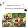 Handmade Bamboo Basket for Fruits, Vegetables, Eggs, and Storage