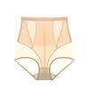 Flarixa High Waist Underwear Women Seamless Panties Breathable Ice Silk Underpants Comfort Ladies Briefs Sexy Mesh Lingerie Thin