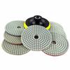 8pcs 3“Diamond Electric Grinder Polishing Pads For Granite Stone Tile Grindings.