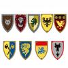 10pcs Medieval Series Castle Soldier Shield Weapon Accessories Building Block Toys