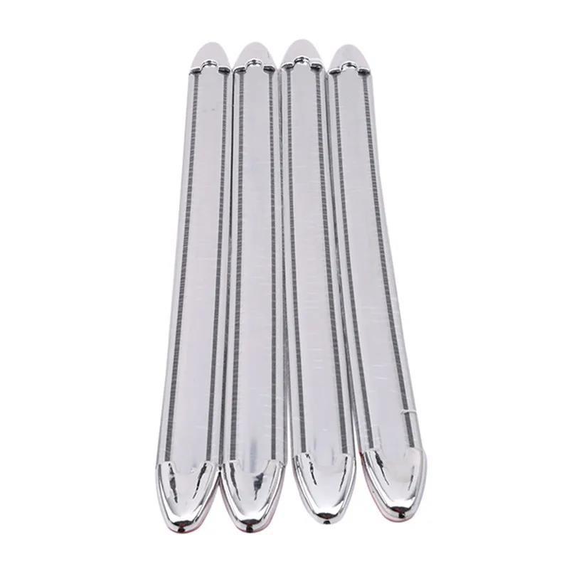 Новые 4 шт. Накладки на кромки бампера автомобиля, внедорожника, защита от столкновений, защитная планка, защита от трения, царапин, столкновений, стайлинговые молдинги