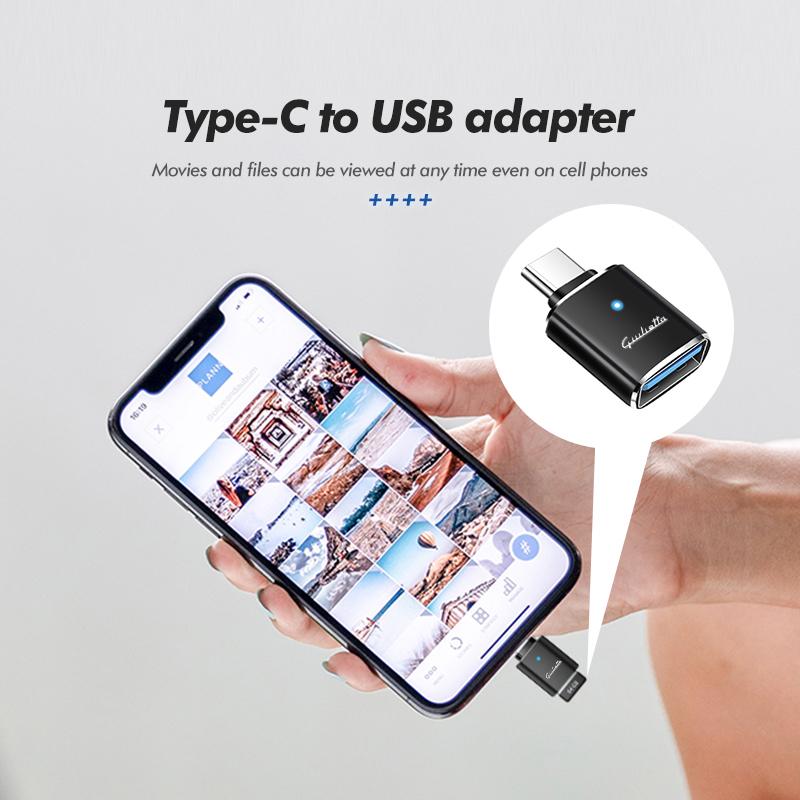 For Alfa Romeo Car Type-C To USB Power Adapter Fast Data Transfer and Charging Adapter 159 Giulietta 156 147 Giulia Mito GT