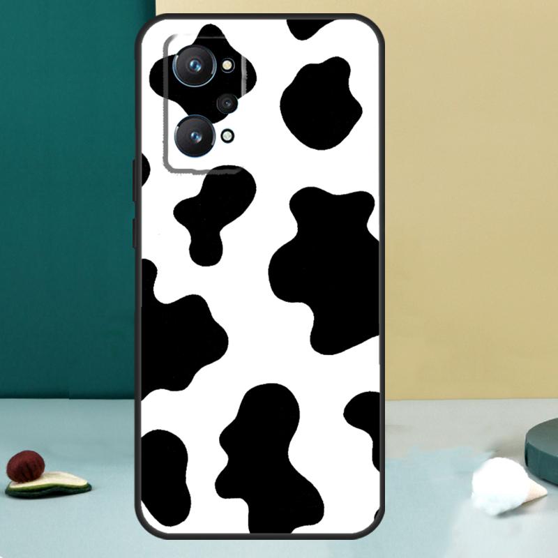 Чехол с принтом шкуры коровы для Realme 14 13 Pro Plus 10 11 12 GT 5 6 6T GT7 Pro C61 C55 C53 C51 C21Y C25S C75 C67