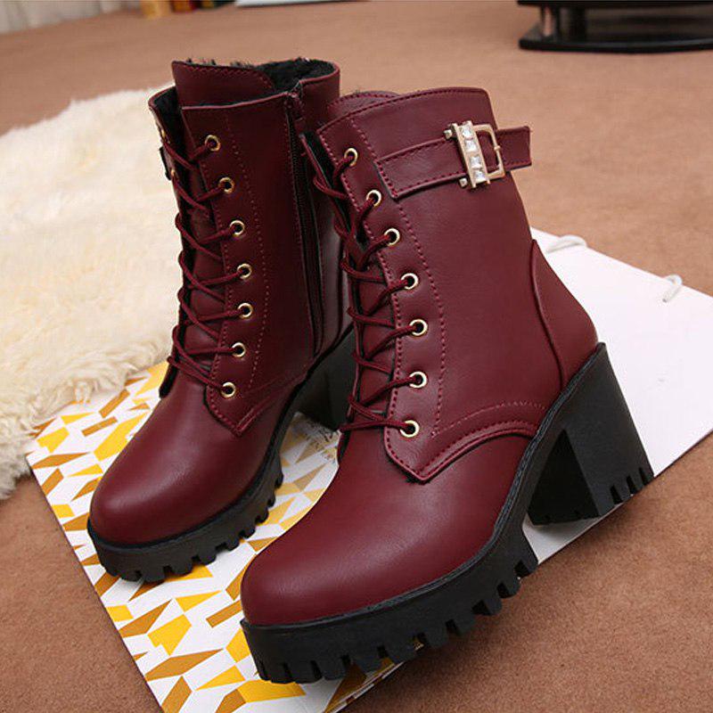 2023 осенняя ранняя зимняя обувь, женские ботинки на высоком каблуке, брендовые черные, красные женские зимние ботильоны