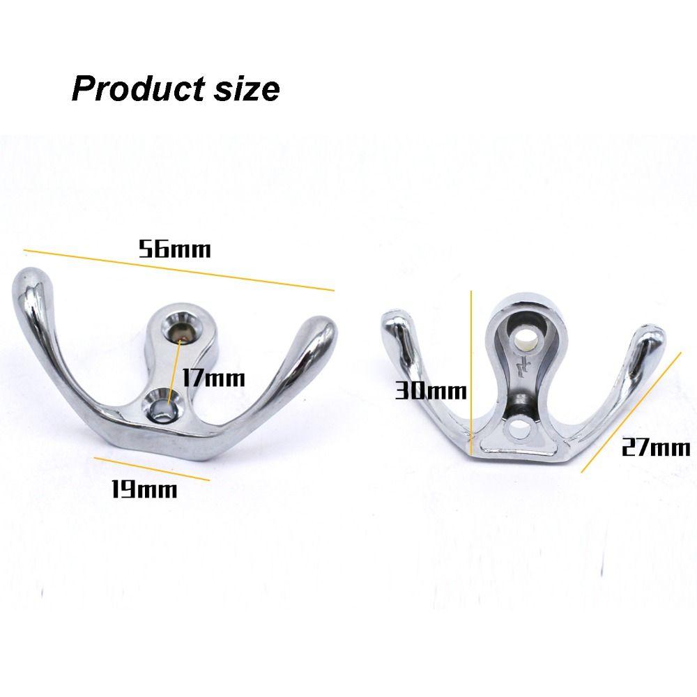 Zinc Alloy Wall Mounted Coat Rack Stable Towel Hook Creative Clothes Hanger Hook Universal