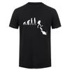 Diving Evolution T Shirt Men Cotton Funny Diver T-shirt Man Clothing High Street Camiseta Basic Tops Fitness T Shirt