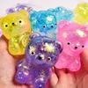 Animals Anti-stress Toys Cartoon Bear Stress Relief Squeezing Toy Slow Rising Bear Pinch Toy Funny Squeeze Animal Gift for Kids