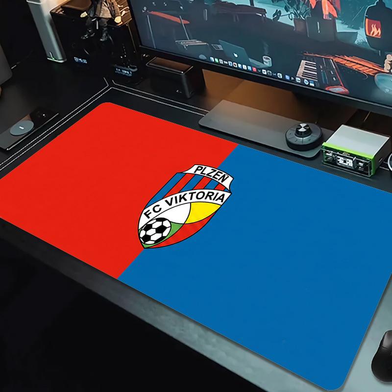 Viktoria Plzen FC Color Mouse Pad Large Gaming Table Cushion Non-slip Laptop Tablet Big Mousepad XXL Mat Mini PC Playmat With Lock edge