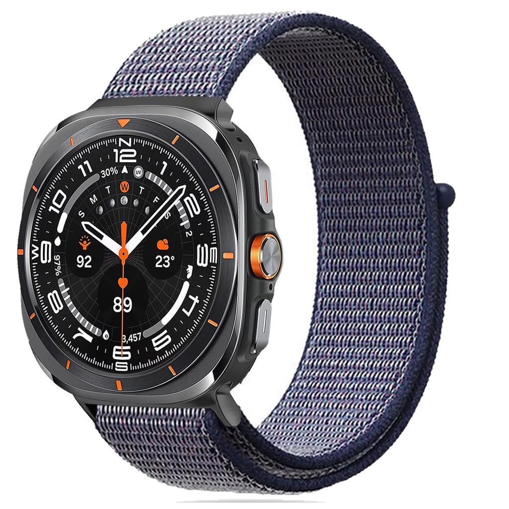 Ремешок для Samsung Galaxy Watch 7 Ultra Ремешок 47 мм умные часы Аксессуары Спортивный нейлоновый петлевой браслет Galaxy watch 2026 Ultra 47 мм