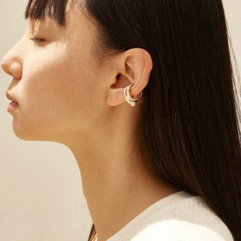 FINNLEE REST IN CITY 25 EARCUFF - GOLD