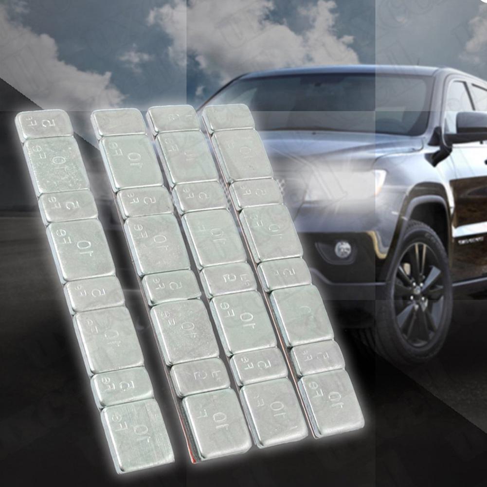 32 шт. / Лот балансировочный грузик для автомобильных шин, шин, мотоциклов, набор для балансировки, граммовая сталь, любая наклеиваемая шина, балансировочный грузик для шин