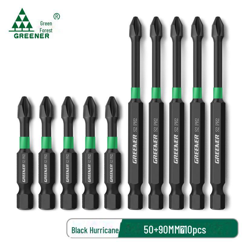 Высокопрочный магнитный набор ручной дрели крестового типа Green Forest с битами для отвертки немецкого производства