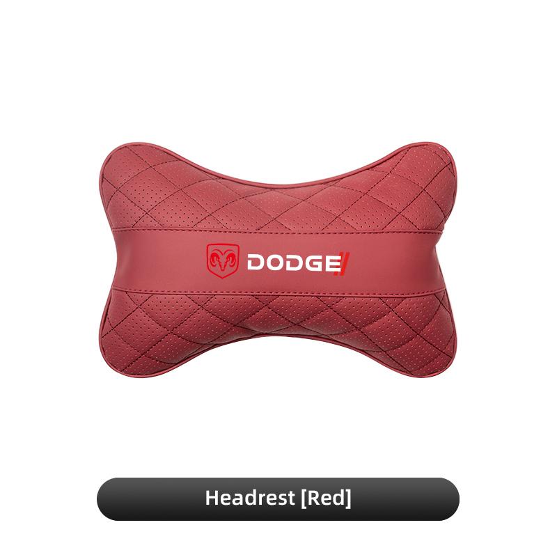 Dodge Car Seat Neck Pillow Headrest Lumbar Support Accessories For Dodge Challenger Charger Journey Ram Durango SRT Dart Journey U888