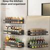 Съемная кухонная полка, полки, настенный держатель для хранения шампуня, алюминиевый органайзер для ванной комнаты, аксессуары