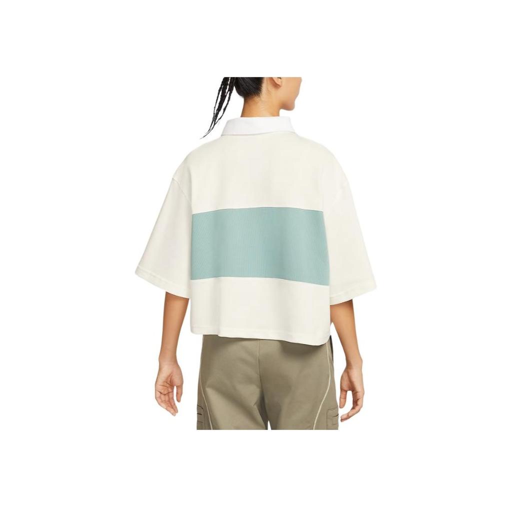 Nike Спортивная одежда Свободного кроя Стиль поло Универсальная футболка с коротким рукавом Женские футболки IB2154133