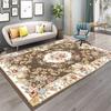 European Retro Floral Large Carpet for Living Room Luxury Decoration Rug Non-slip Bedroom Cloakroom Washable Soft Mat