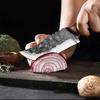 Нож из нержавеющей стали, кованый кухонный нож ручной работы, мясницкий нож для разделки мяса, профессиональный поварской нож, острый нож для готовки