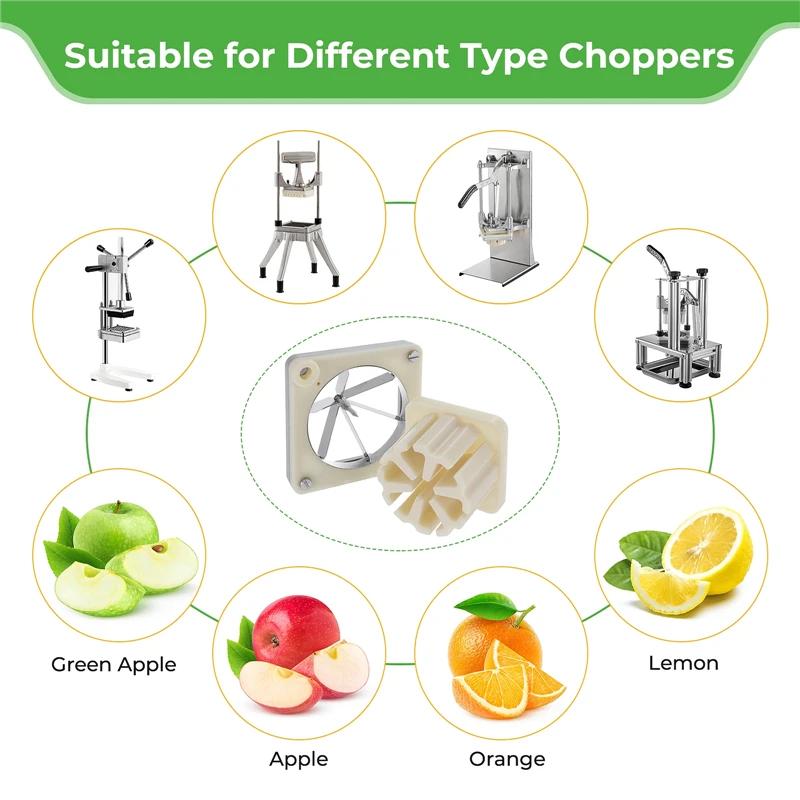 6.5/9.5/12.3mm French Fry Cutting Machine Blade Stainless Steel Cutting Vegetable Fruit Cucumber Radish Machine Parts 6/8Section