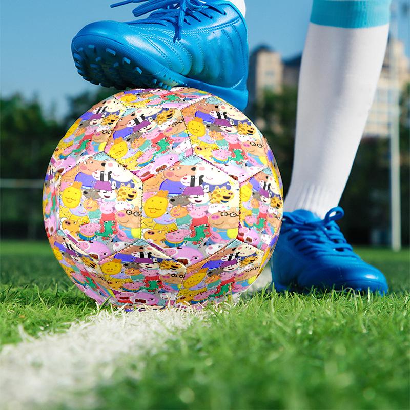 Cartoon animation Print Size 5 Soccer Ball, PU Wear Resistant Football for Match Training and Daily Practice, Birthday Gift for Soccer Fans