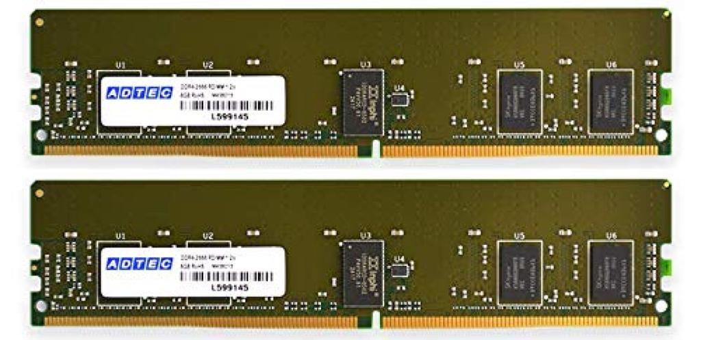 Adtech Registered DIMM ECC 16GB X 2 Single Rank DDR4-2666 (RDIMM) ADS2666D-R16GSW