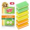 3M Scotch-Brite Kitchen Color Sponge Dishwashing Dish Long 6 pieces