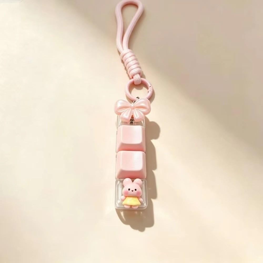 4 Grids Design Keyboard Clicker Keychain Keyboard Clicker Keyring Desktop Decoration