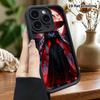 Чехол для телефона: 2D плоский дизайн, подходящий для iPhone 18, 17, 16, 15, 14, 13 Pro, ступенчатый защитный чехол, Кровавая Луна Темная Ведьма, подарок на Рождество и Хэллоуин