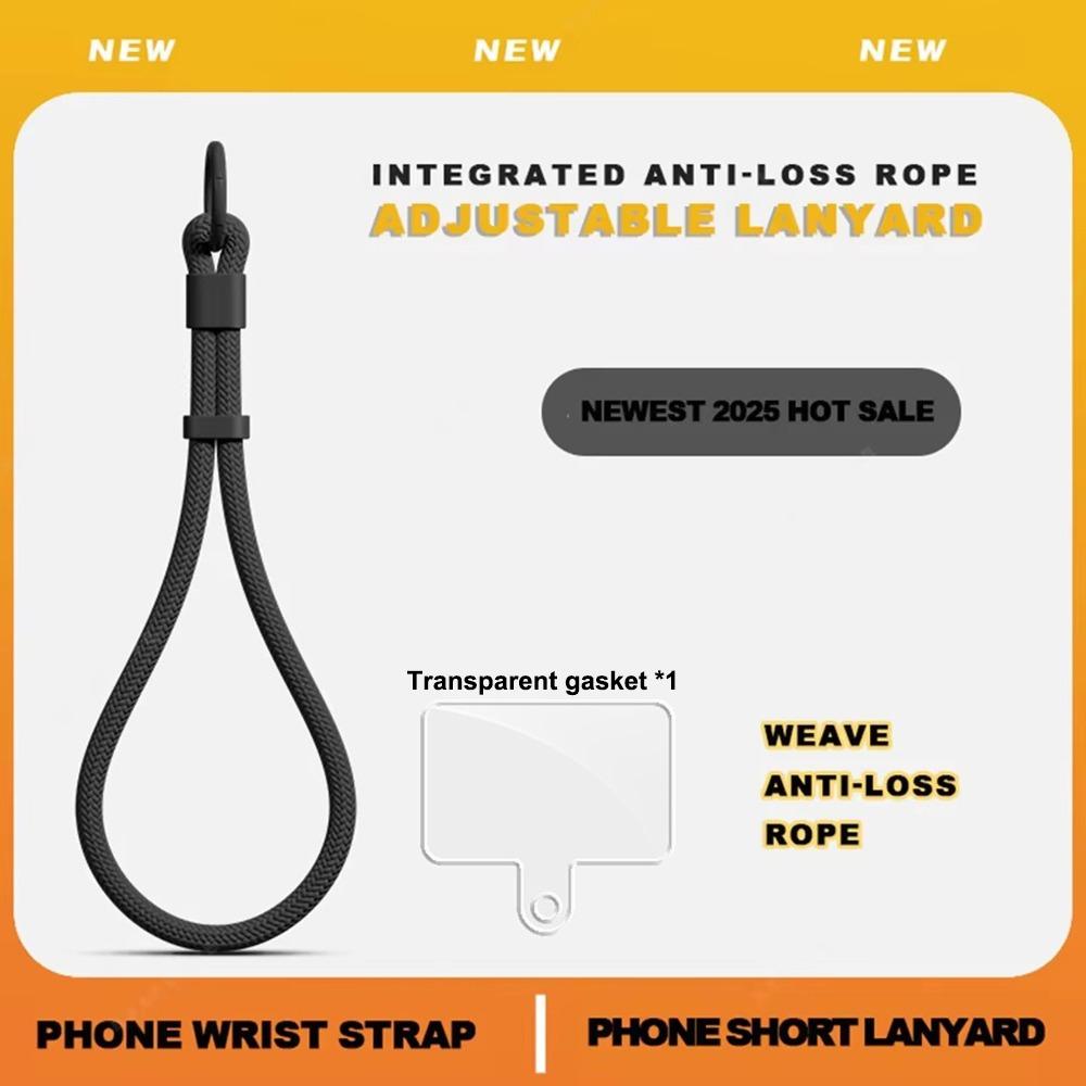 Adjustable Phone Lanyard Handwoven Anti-Lost Bracelet New Phone Wrist Strap