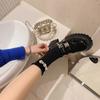 Женские носки до щиколотки с отворотами Летние носки-гольфы Носки средней длины Японские милые носки с жемчугом Носки для ботинок Уличная мода Подарок