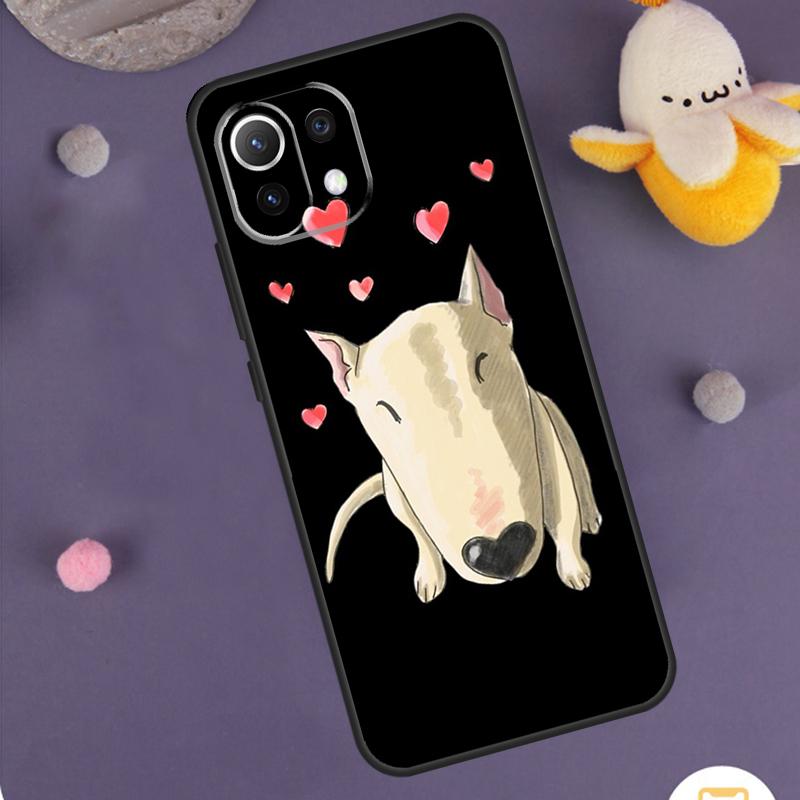 Чехол для собаки Английский Бультерьер для Xiaomi 15 14 Ultra 13T 14T 15T 17 Pro Max POCO F8 Ultra X5 X6 X7 F5 F6 F7 Pro