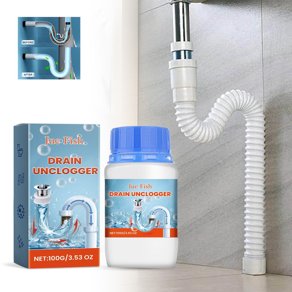 Powerful Pipe Unblocking Agent, Toilet  Cleaner, Sink Cleaner, Kitchen Toilet Pipe Unblocking Agent, Allround Powerful Cleaning Tool,120ML