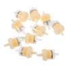 IMIKEYA 10pcs Fuel Filter Inline Gasoline Filter for Off-Road Vehicle Universal Sandbuggy Off-Road Go Kart Engine Protection High Efficiency