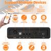 Bluetooth-compatible Piano 88-Key Digital with Triple Pedals & USB MIDI, Touch-Sensitive Keys, 88 Weighted Keys Headphone Jack, LED Screen,