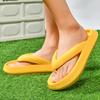 Fashion Flip Flops Men and Women Summer Anti-skid Outdoor Casual Light Beach Sandals Thick Platform House Bathroom Slippers