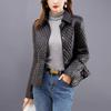 Women's Diamond-Patterned Short Cotton Quilted Jacket - 2022 Winter Lightweight Style