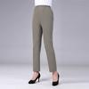 Fashion Women'S High Waist Elastic Deep Straight Pants Casual Pants