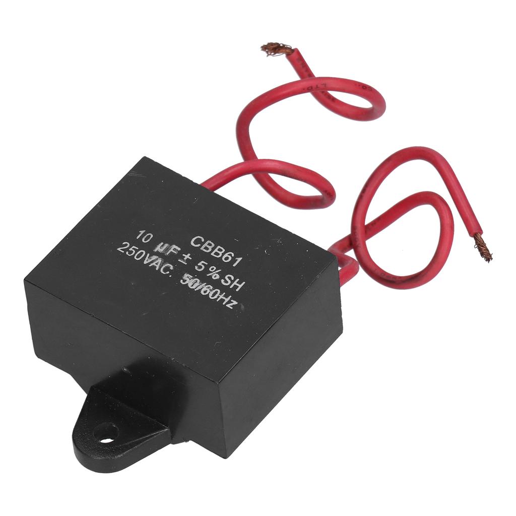 2 шт конденсатора потолочный вентилятор пусковые конденсаторы с 14 см выводным проводом 10 мкФ 250 В переменного тока 50/60 Гц CBB61