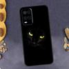 Black Cat Staring Eye Phone Case For Oppo A78 A38 A58 A74 A15 A80 A60 A40 A94 A54 A98 A18 A16 A76 A96 A17 A77 A57S