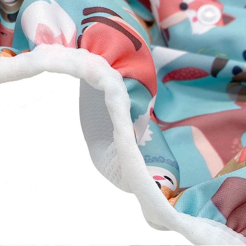 Плавки для плавания для младенцев Дышащие удобные детские обучающие трусики для степ-обучения Сменные стираемые подгузники Кнопки Непротекаемые подгузники