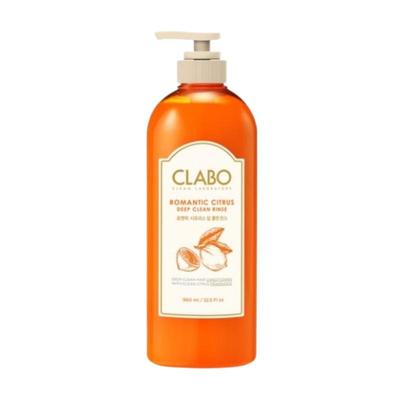 CLABO Romantic Citrus Deep Clean Rinse Закат Ревень 960мл | Освежающий Цитрусовый Кондиционер для Кожи Головы | Романтический Цветочный Аромат Ревеня | K-Beauty Уход за Волосами