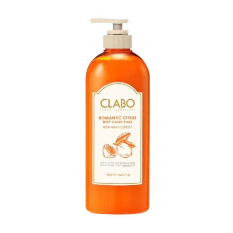 CLABO Romantic Citrus Deep Clean Rinse Закат Ревень 960мл | Освежающий Цитрусовый Кондиционер для Кожи Головы | Романтический Цветочный Аромат Ревеня | K-Beauty Уход за Волосами