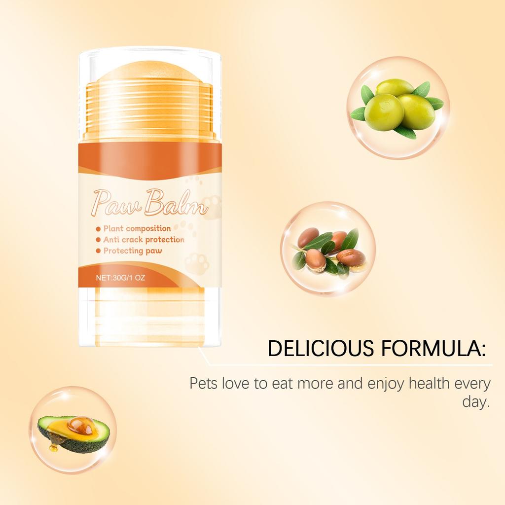 Крем для рук Pad для собак и кошек (1 унция), Натуральный безопасный лизун для собак, успокаивающий и увлажняющий крем для сухой, потрескавшейся и поврежденной кожи носов и локтей