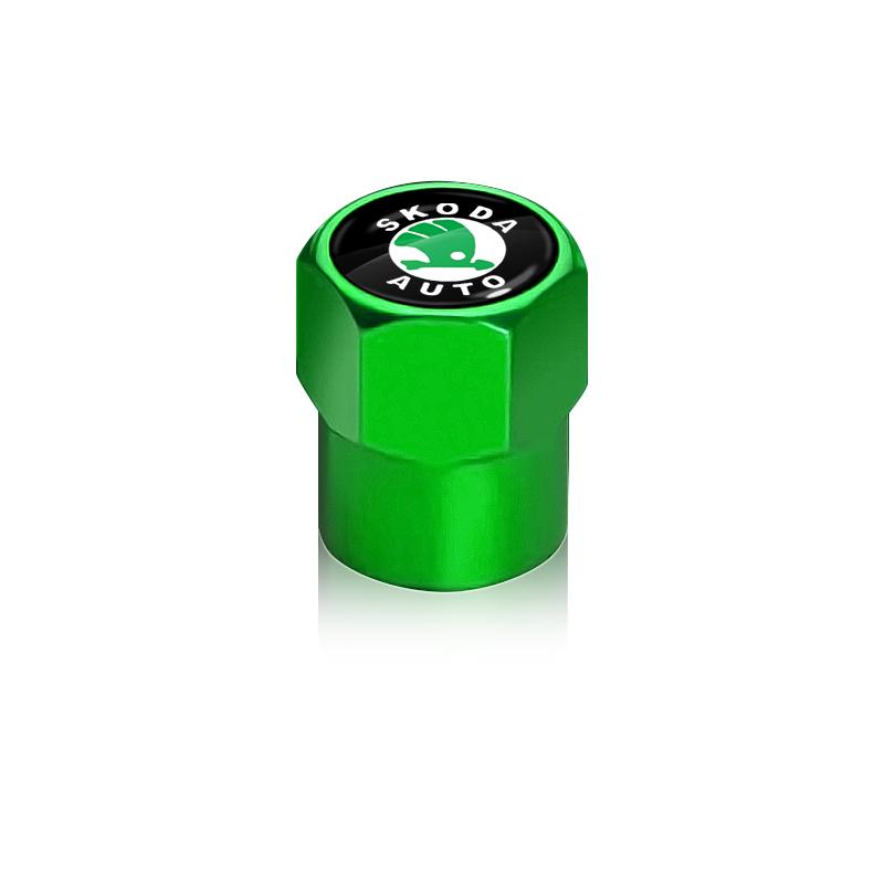 AAAJH1 Car Keychain Tire Valve Cap Car Styling Accessories For Skoda Octavia MK2 MK1 2 3 A5 A7 A8 Fabia Karoq Superb Rapid Kamiq Scala